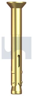 CKS Sleeve Anchor - 10mm x 75 Zinc Yellow (Box 50)