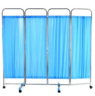 Privacy Screen - Four-Fold With Wheels