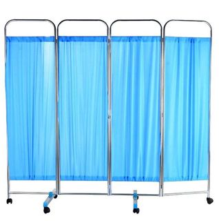 Privacy Screen - Four-Fold With Wheels
