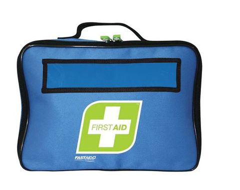 Empty - First Aid  - R1 - Blue - Fold out compartm