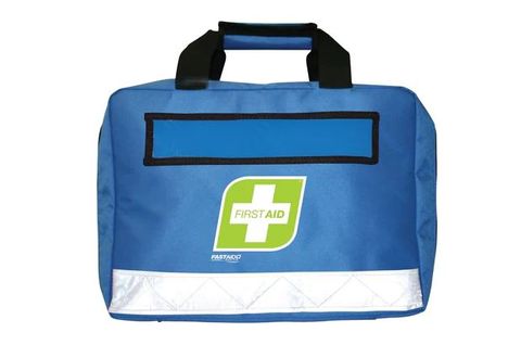 Empty - First Aid  - R2 - Blue - Fold out compartm