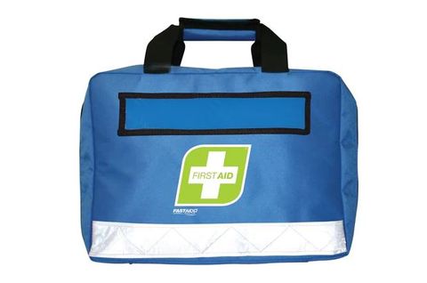 Empty - First Aid  - R2 - Blue - Fold Out Compartm