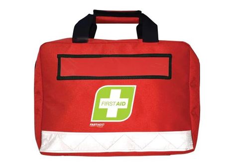 Empty - First Aid  - R2 - Red - Fold out compartme