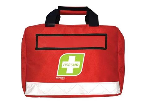 Empty - First Aid  - R2 - Red - Fold Out Compartme