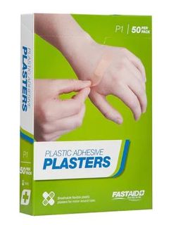 Adhesive Plasters, Plastic, 72 X 19Mm, 50Pk