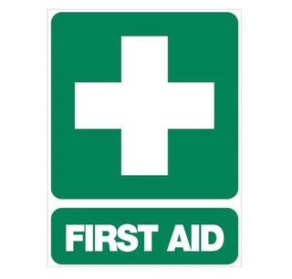 SIGN - FIRST AID 600 X 450MM - POLY