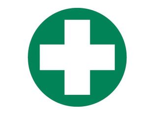 Decal -  First Aid Cross - 50Mm Diameter