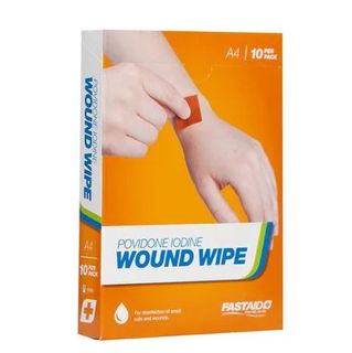 Wound Wipe - Povidone Iodine Swab - Pack Of 10