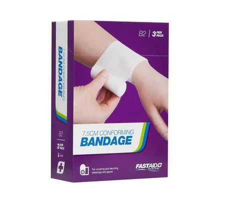 Conforming Bandage, 7.5Cm, 3Pk