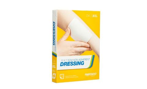 Non-Adherent Dressing, 10 x 7.5cm, 3pk