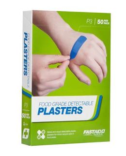 Food Grade Plasters - Metal & Visual Detectable