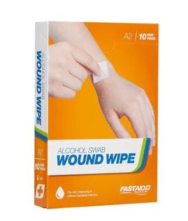 Wound Wipe - Alcohol Swab - Pack Of 10