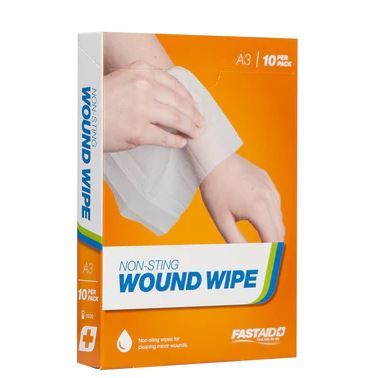 Wound Wipe - Non-Sting Wipe - Pack Of 10