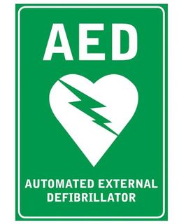 AED Wall Sign