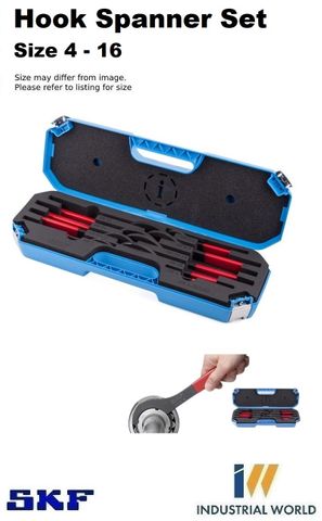 SKF Hook Spanners Set - Size 4 - 16
