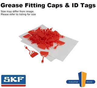 SKF - Grease Fitting cap & ID tags