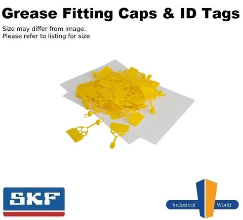 SKF - Grease Fitting cap & ID tags