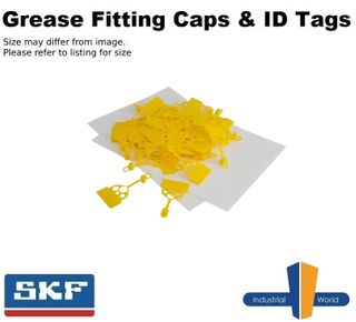 SKF - Grease Fitting cap & ID tags