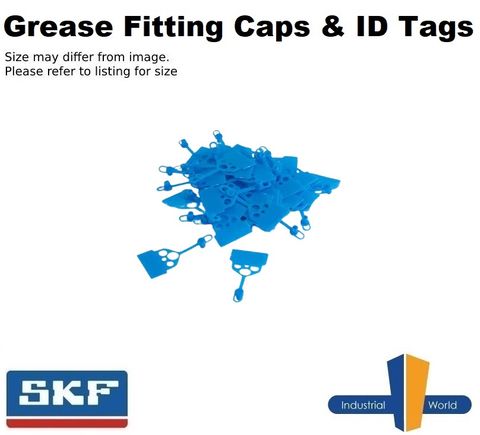 SKF - Grease Fitting cap & ID tags