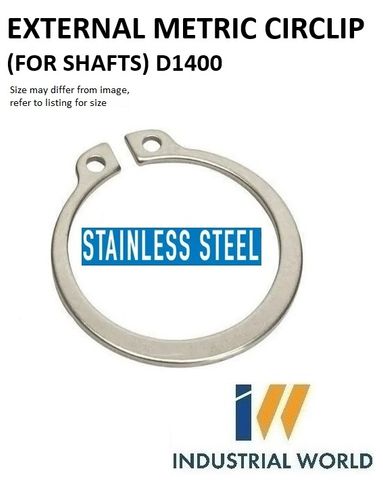 Stainless Steel External Circlip D1400-0140