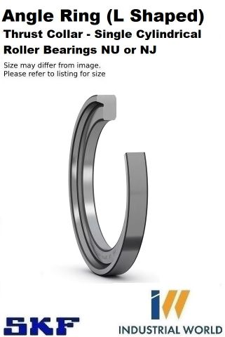 Angle ring (L-shaped thrust collar) for single row