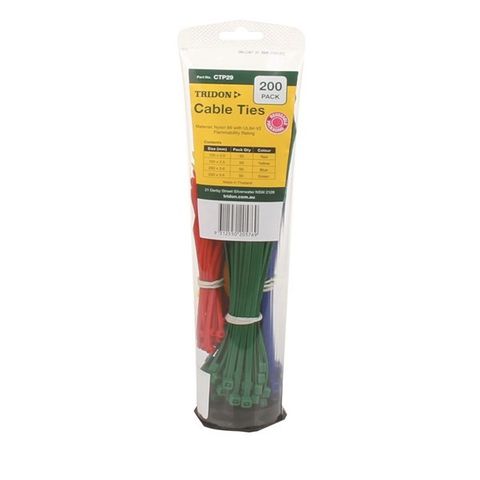 Tridon - Cable Tie Combination Pack - Colour