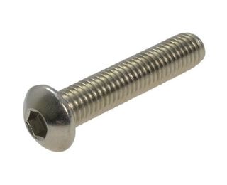 Button Head Socket Screw - M6x10 SS (Box=100)