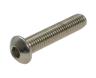 Button Head Socket Screw - M6x20 SS (Box=100)