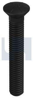 Plow Bolt - UNC 3/8 x 2-1/2  Plain (Box=100)