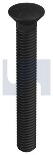 Plow Bolt - UNC 3/8 x 3 in  Plain (Box=100)