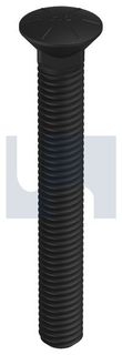 Plow Bolt - UNC 7/16 x  3-1/2 Plain (Box=50)