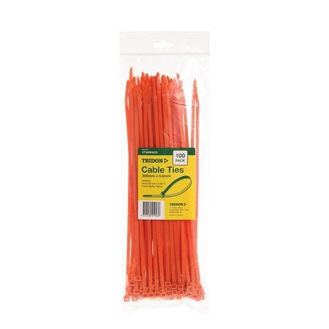 Tridon - Cable Tie Orange 300 x 4.8mm