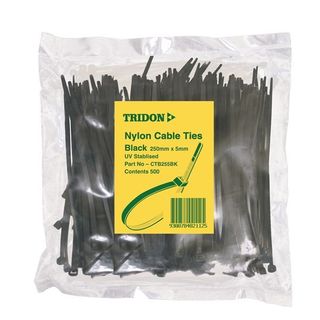 Tridon - Cable Tie Black 300 x 5mm