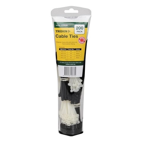 Tridon - Cable Tie Combination Pack - Colour