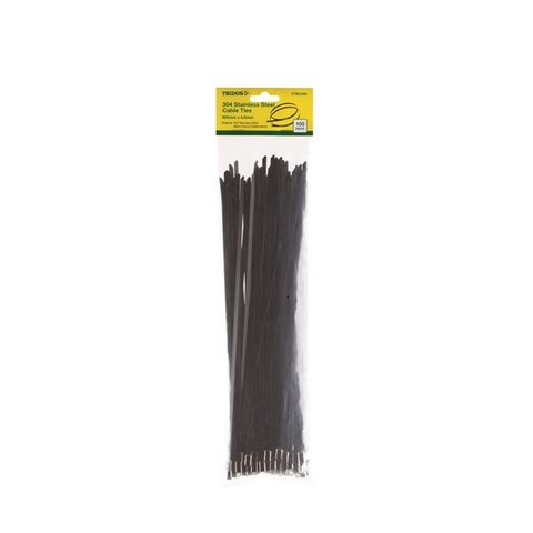 Tridon - Black Coated Cable Tie SS 300 x 5mm