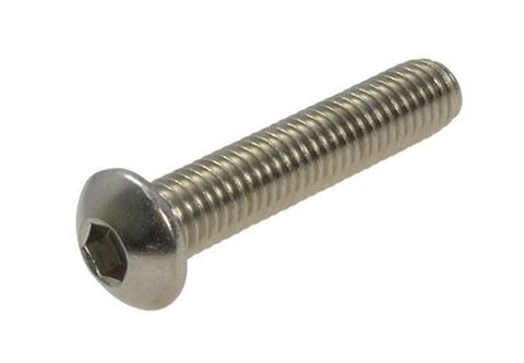 Button Head Socket Screw - M6x25 SS (Box=100)