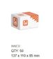 Flat Rnd Washer Sampson - ZP - 1 (Box=50)