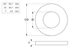 Flat Rnd Washer Sampson - ZP - 1-1/4 (Box=10)