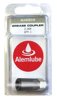 Alemlube - 1/8 In BSP Std Duty 3 jaw Gun Coupler