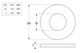 Flat Rnd Washer - 304 SS - M5x10.0x0.8 (Box=200)