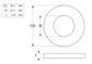 Flat Rnd Washer Sampson - ZP - 3/4 (Box=50)