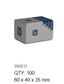 Flat Rnd Washer - 304 SS - 1/4x1/2x20g (Box=100)