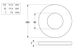 Flat Round Washer - ZP - 5/8x1-1/4x15g (Box=200)