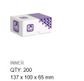 Flat Round Washer - ZP - 5/8x1-1/4x15g (Box=200)