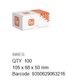 Serrated Flanged Hex Bolt HT ZP - M6x16 (Box=100)