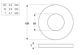 Flat Round Washer - ZP - 3/32x1/4x22g (Box=200)