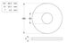 Mudguard Washer - 304 SS - M20x60x4.0 (Box=50)