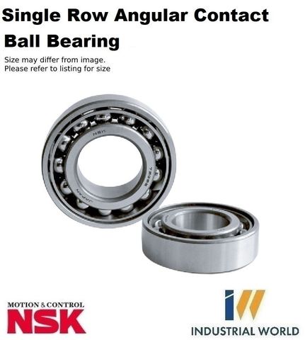 NSK - Angular Contact Ball Bearing Steel Cage