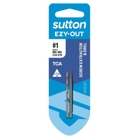 Sutton - Screw Extractor Set - Easy-Out - No.1