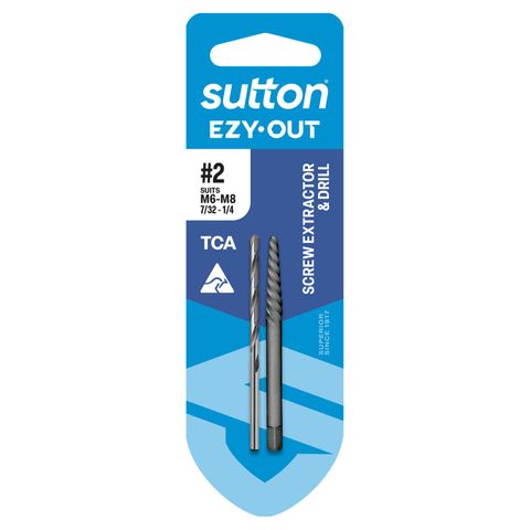 Sutton - Screw Extractor Set - Easy-Out - No.2